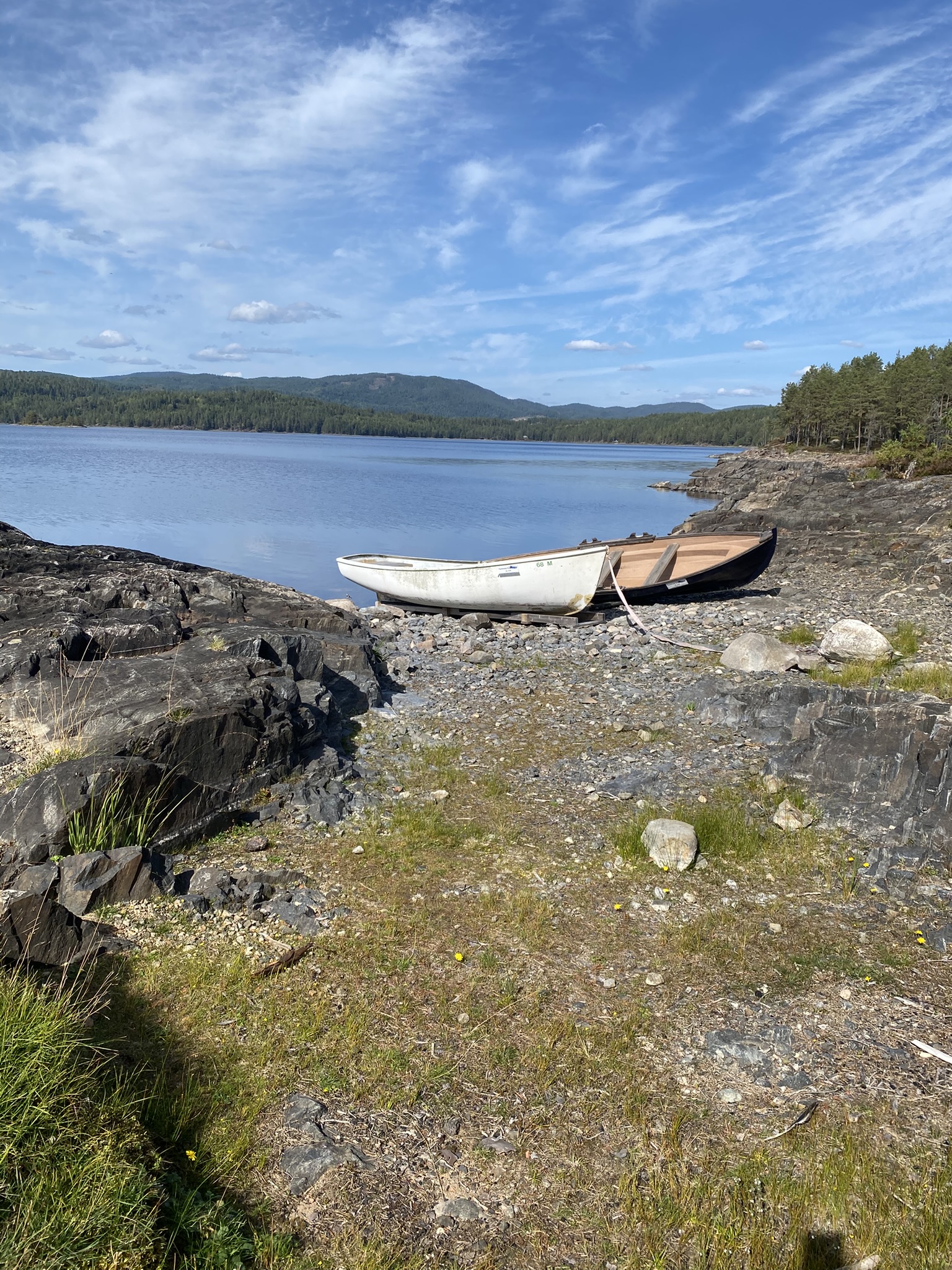 Bade- og friluftsområde ved vann
